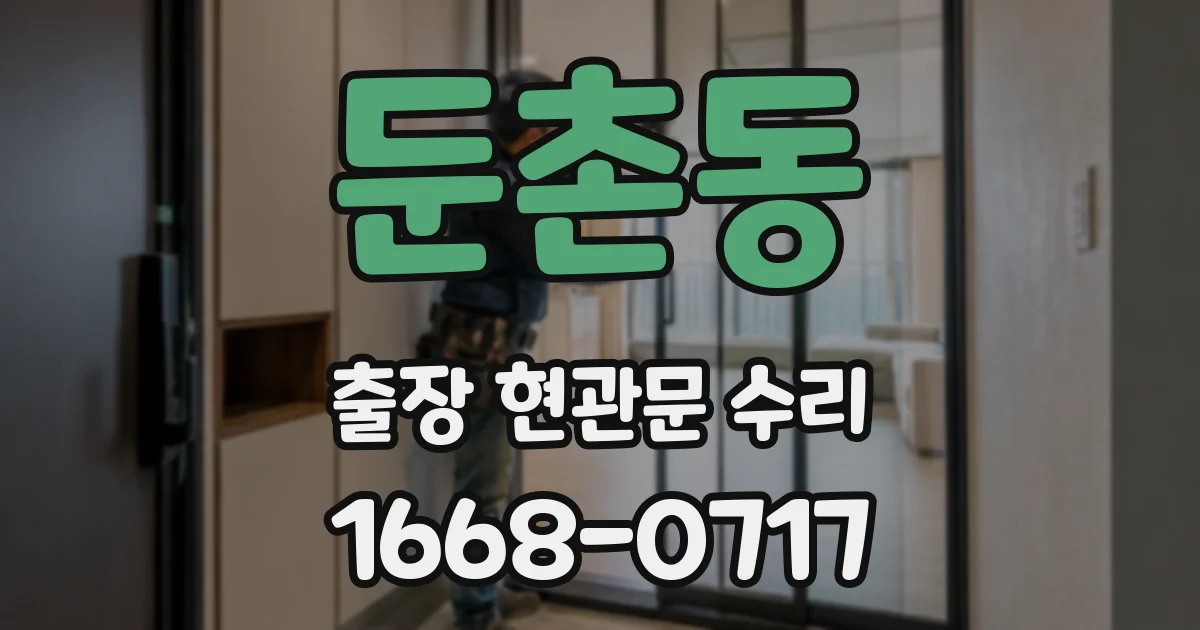 둔촌동 출장 현관문 수리