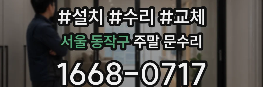 서울 동작구 주말 문수리