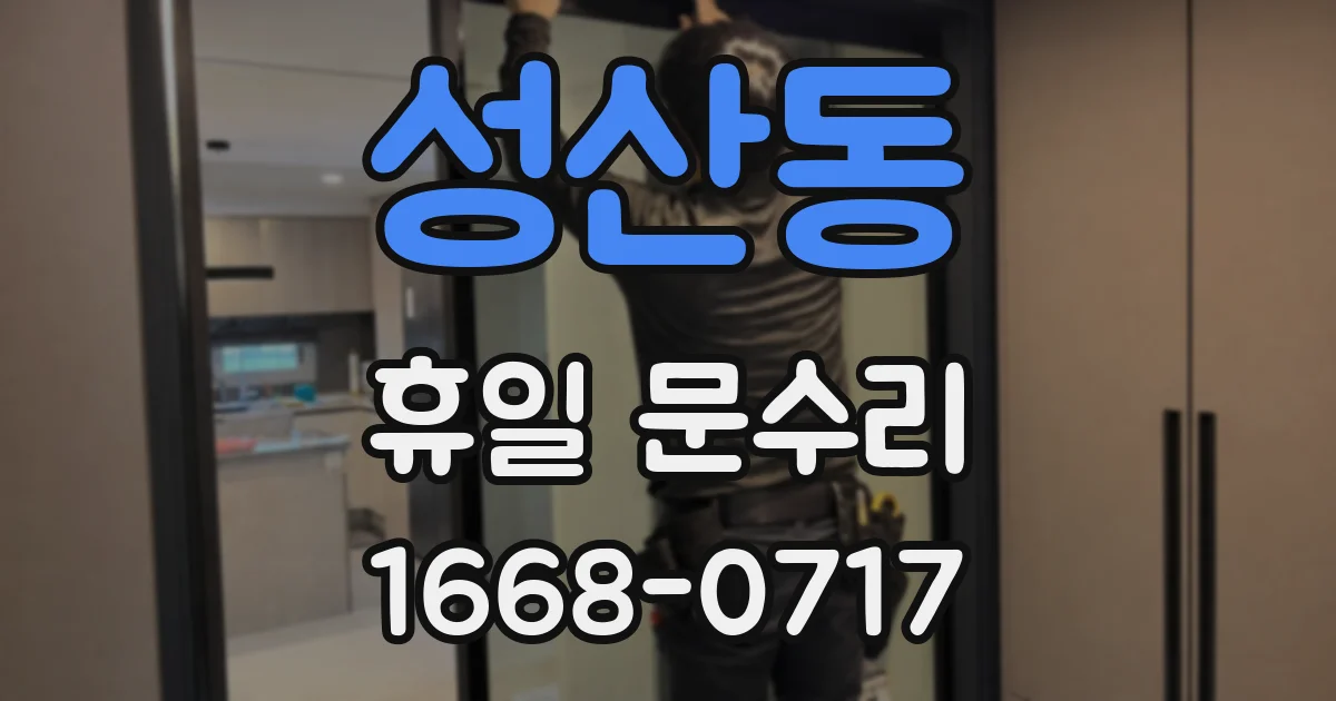 성산동 휴일 문수리