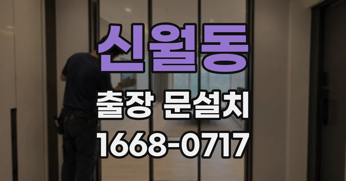 신월동 출장 문설치