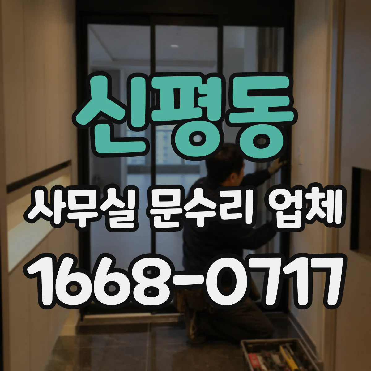 신평동 사무실 문수리 업체