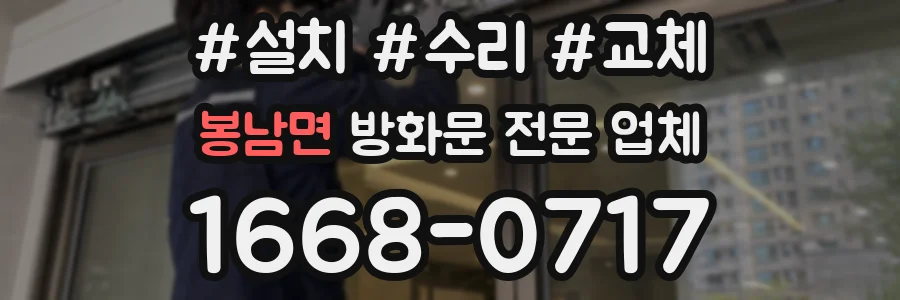 봉남면 방화문 전문 업체