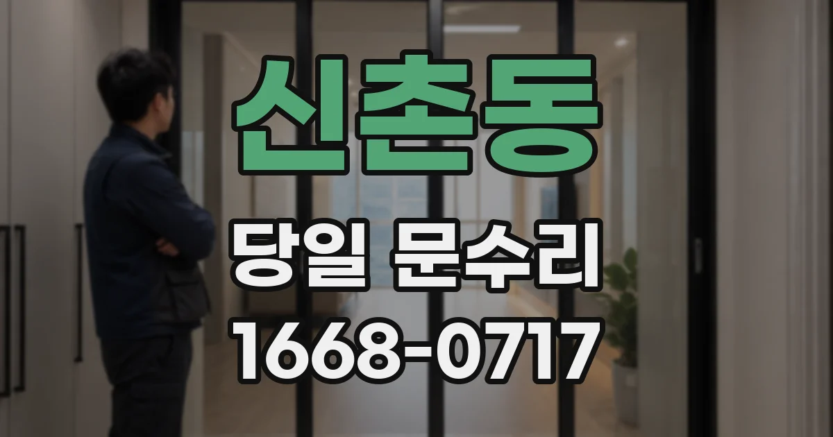 신촌동 당일 문수리
