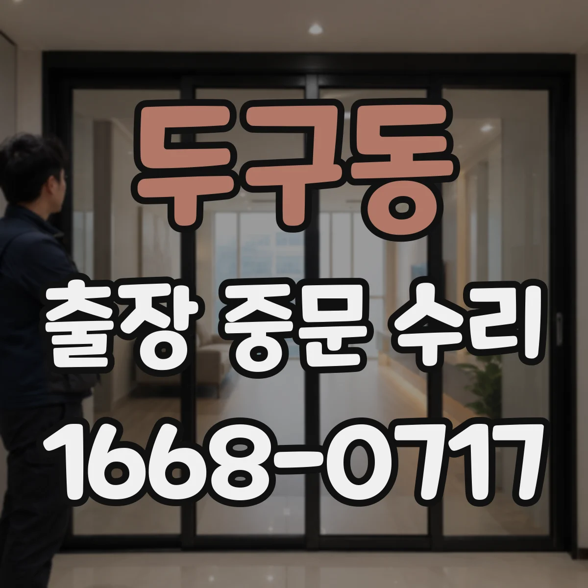 두구동 출장 중문 수리