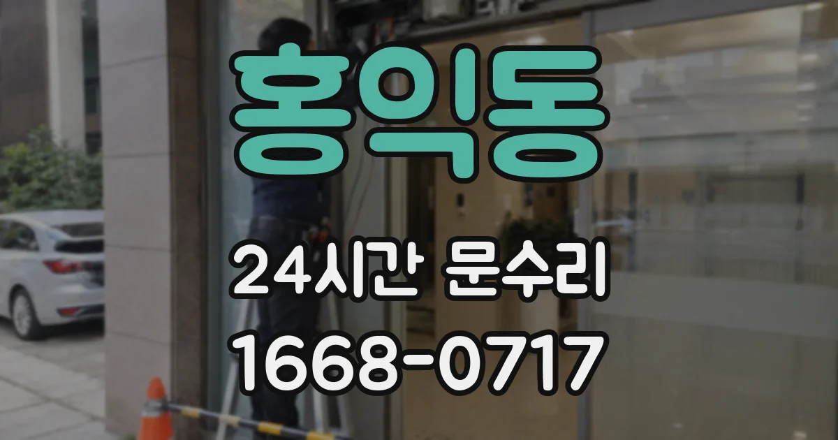홍익동 24시간 문수리