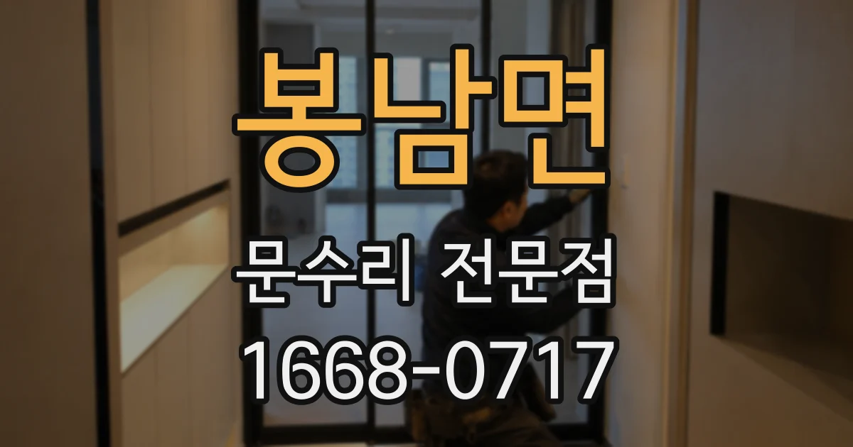봉남면 문수리 전문점