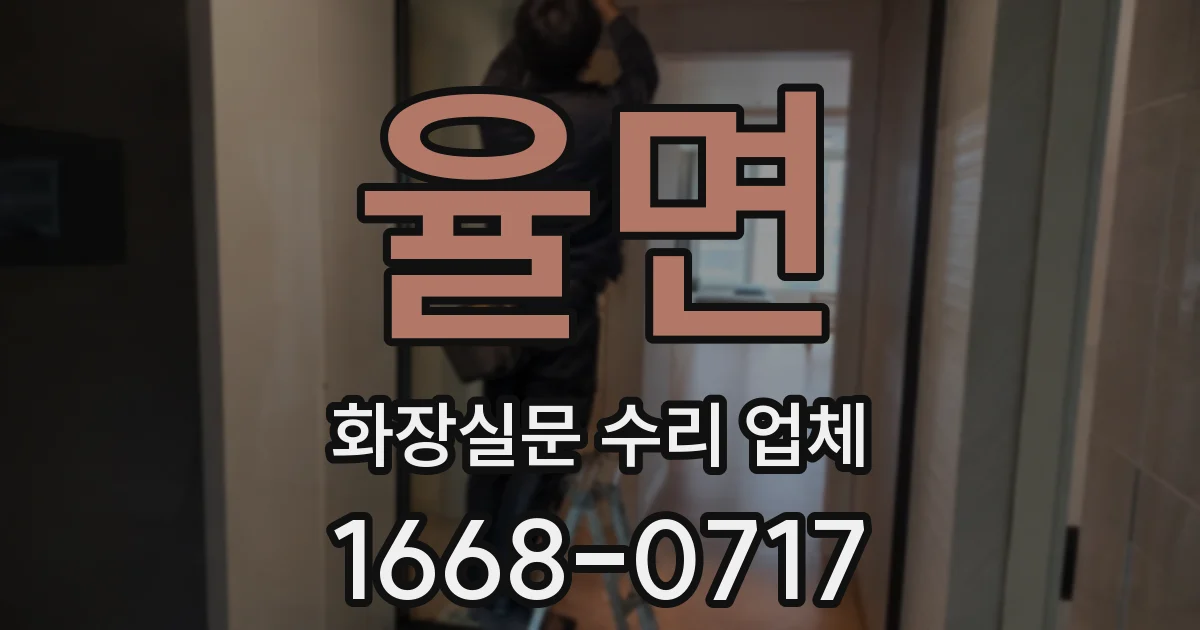 율면 화장실문 수리 업체