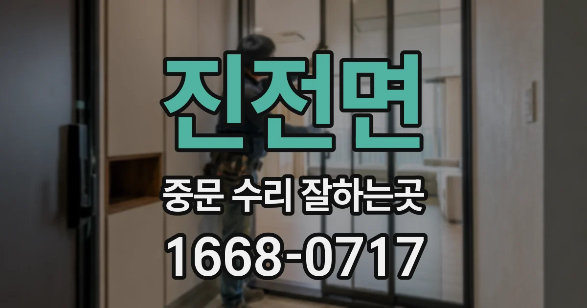 진전면 중문 수리 잘하는곳