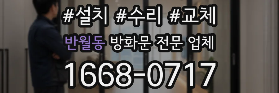 반월동 방화문 전문 업체