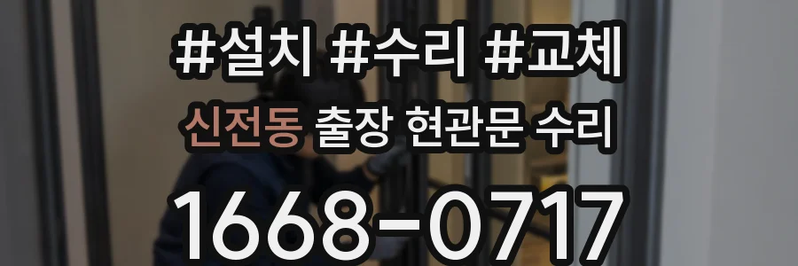 신전동 출장 현관문 수리