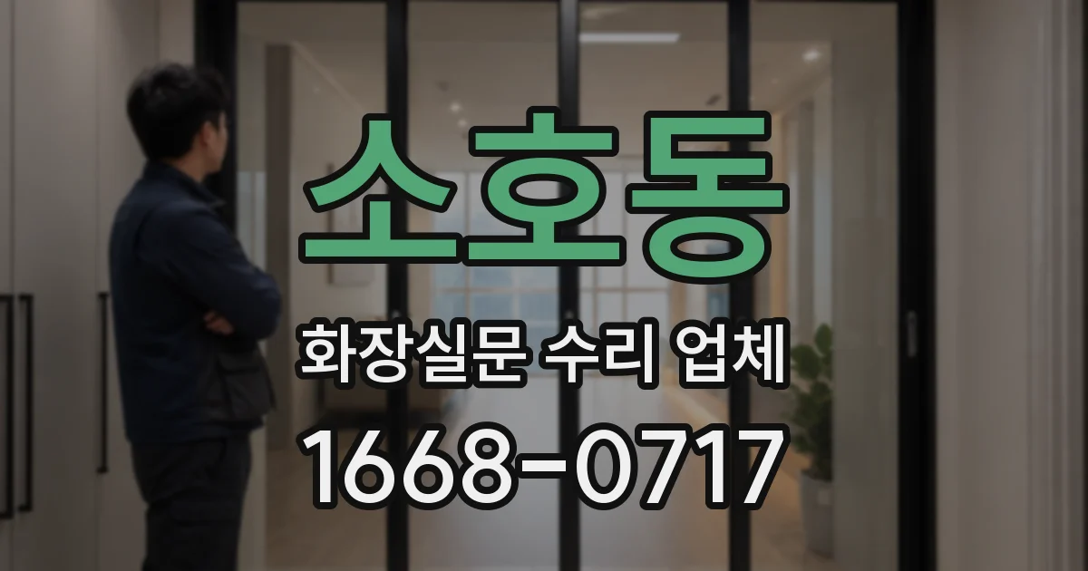 소호동 화장실문 수리 업체