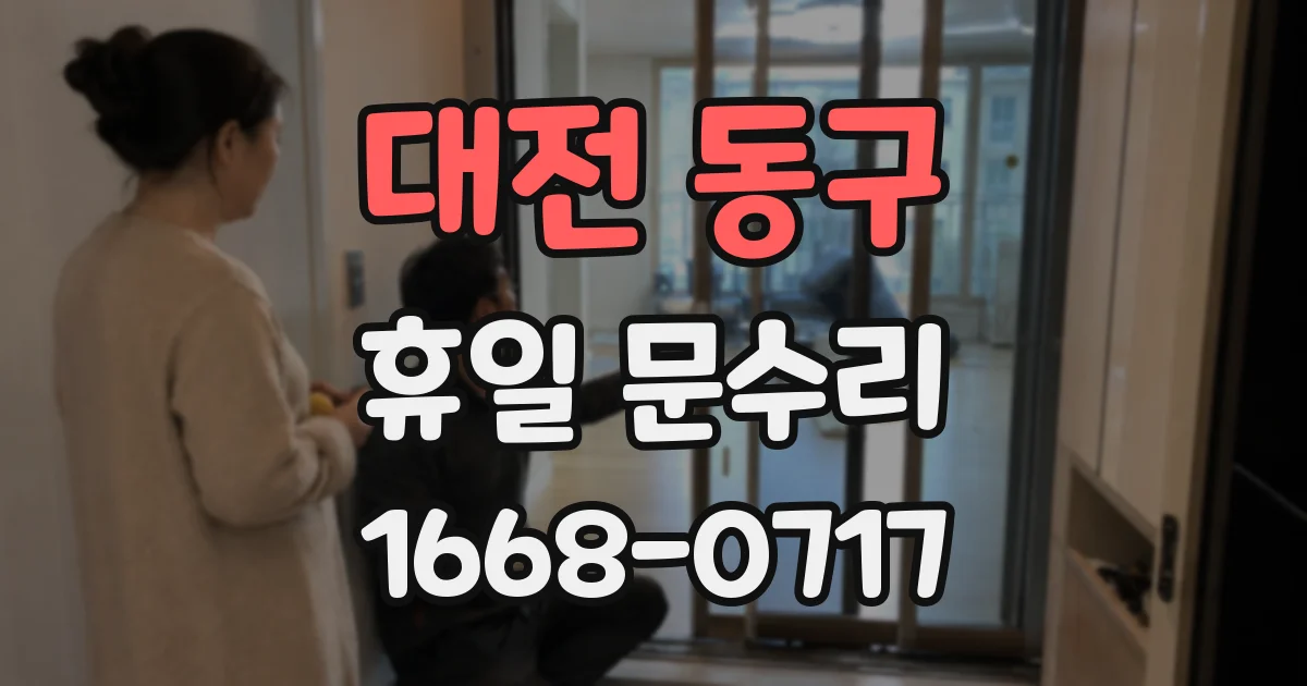 대전 동구 휴일 문수리