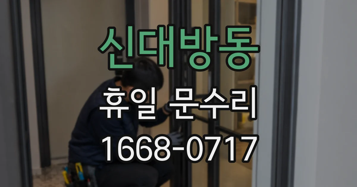 신대방동 휴일 문수리