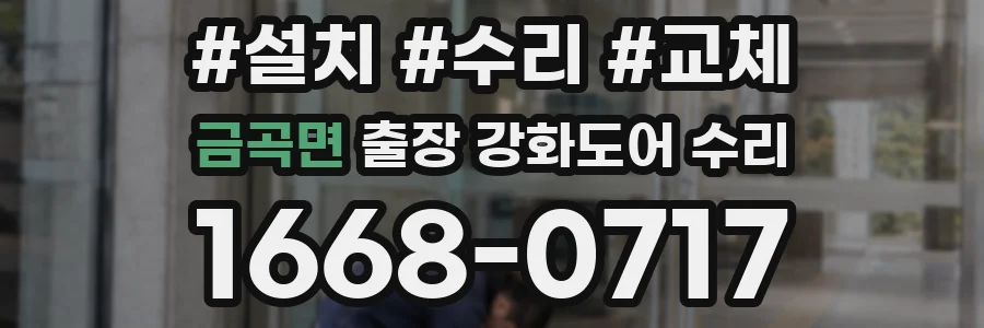 금곡면 출장 강화도어 수리