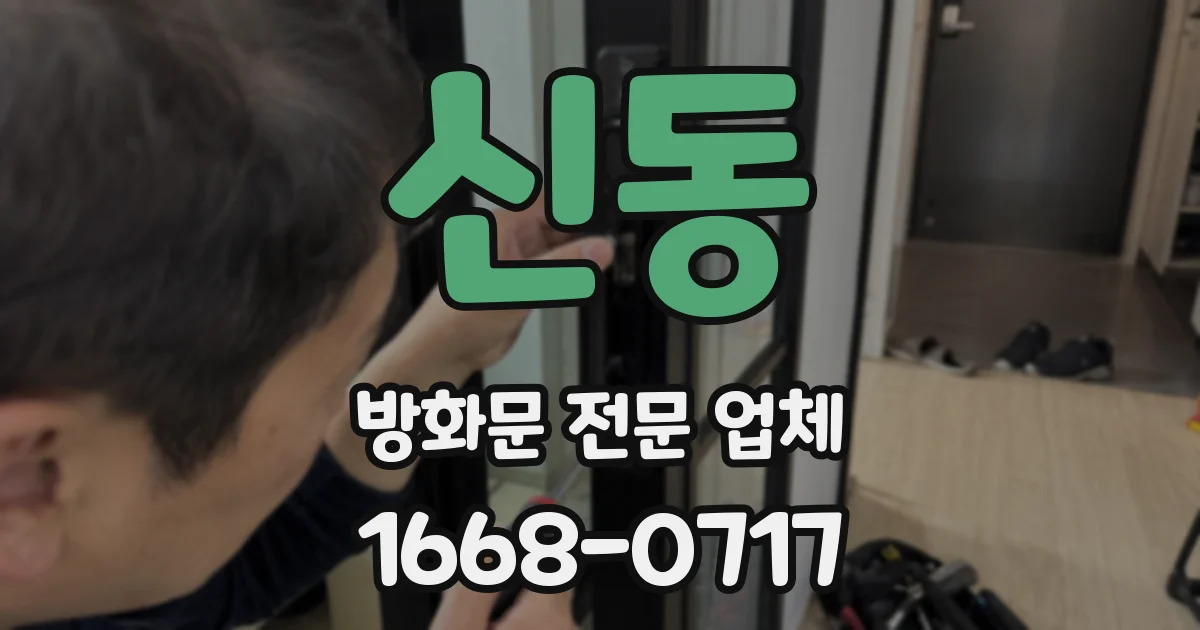 신동 방화문 전문 업체