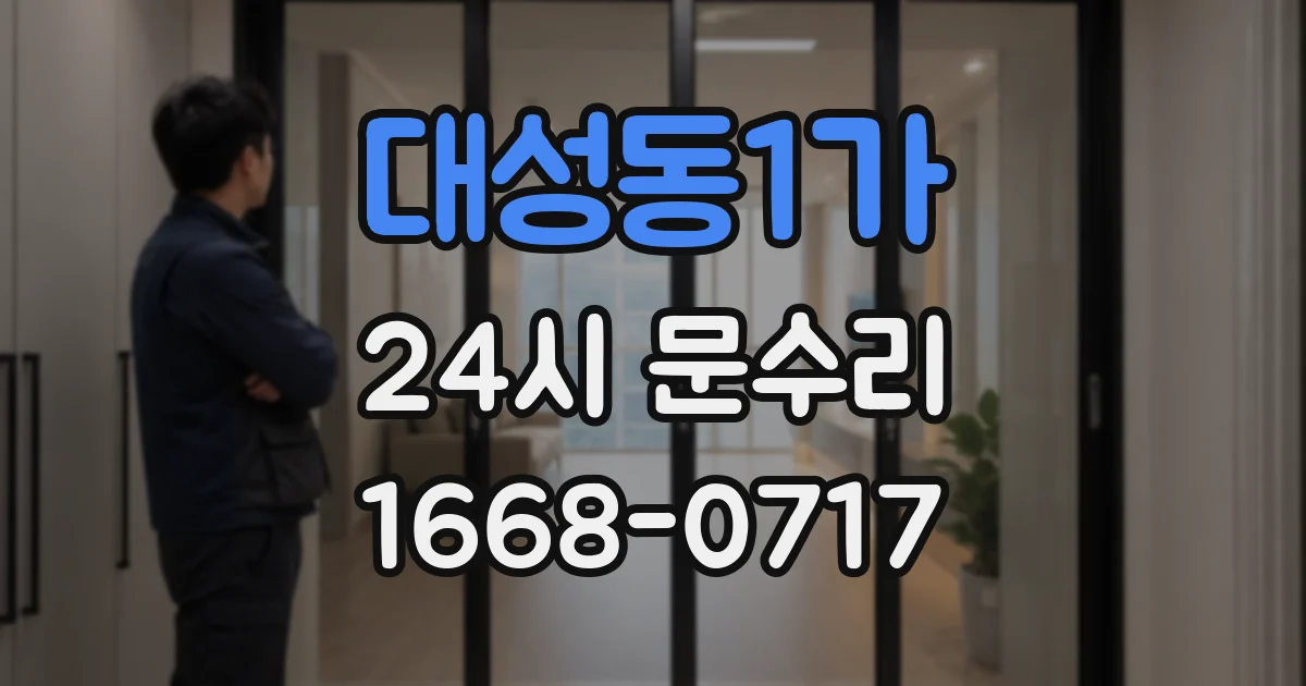 대성동1가 24시 문수리