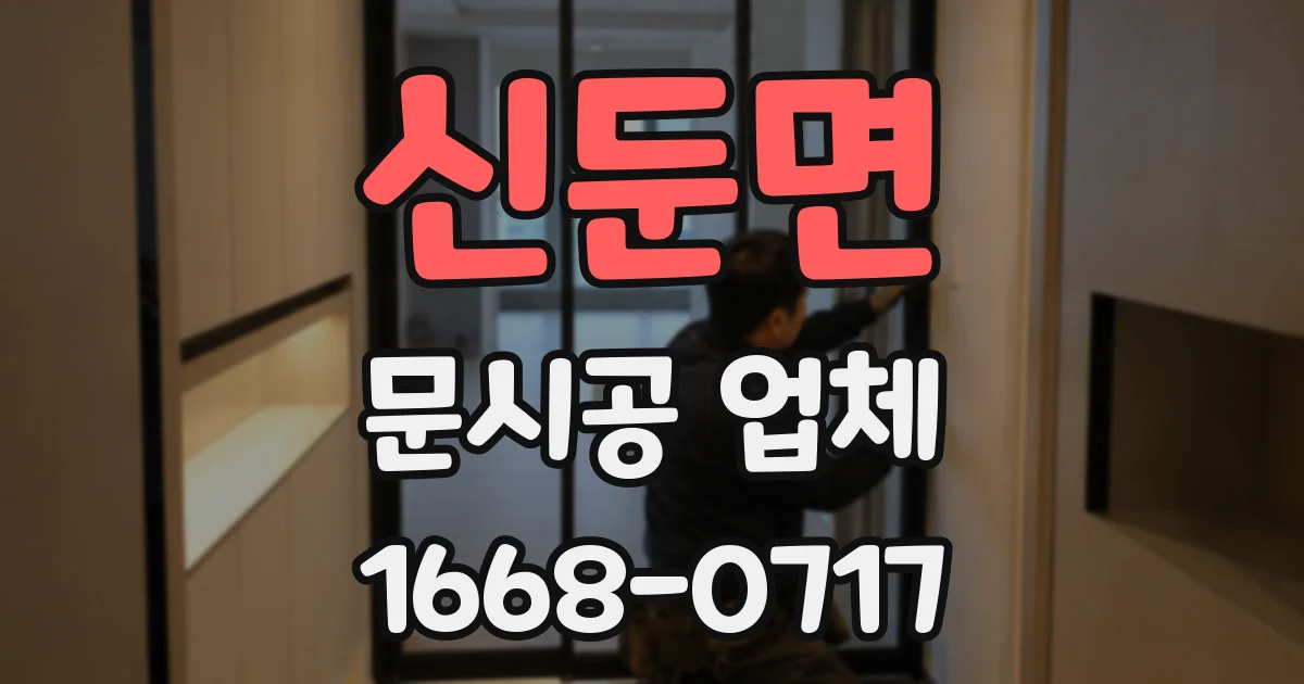 신둔면 문시공 업체