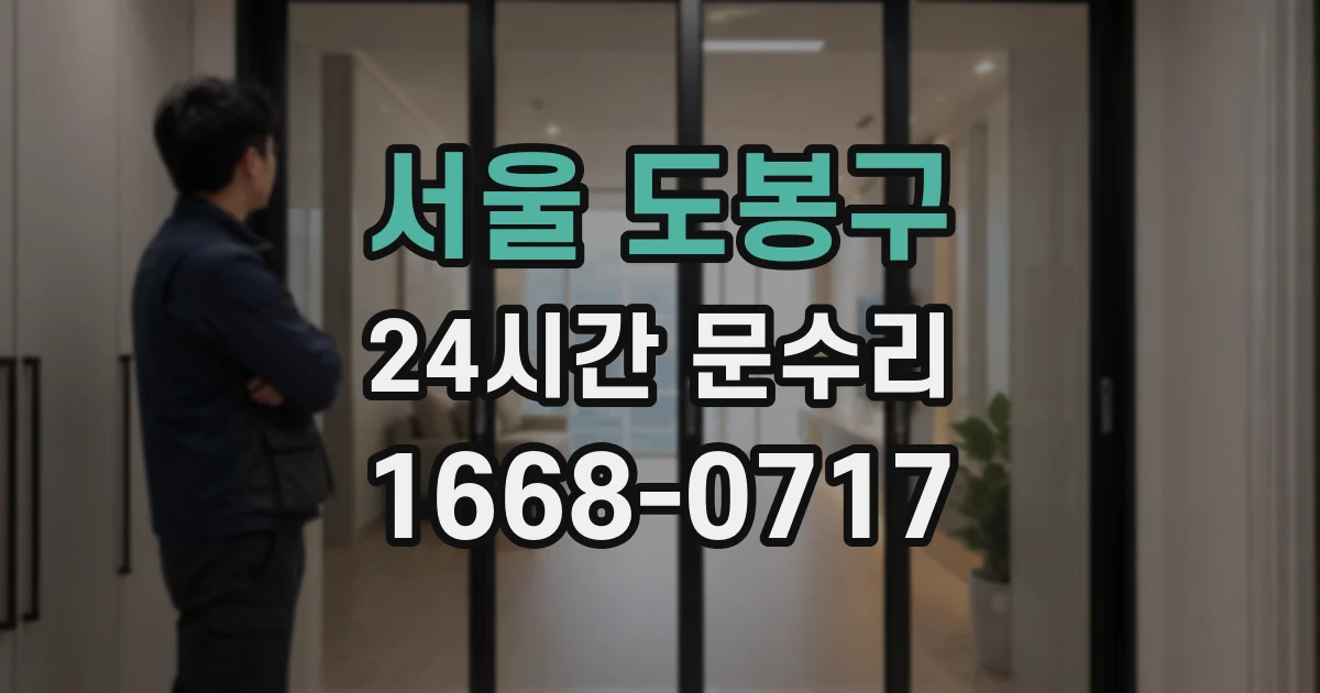 서울 도봉구 24시간 문수리