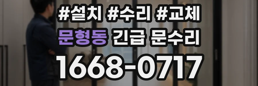 문형동 긴급 문수리