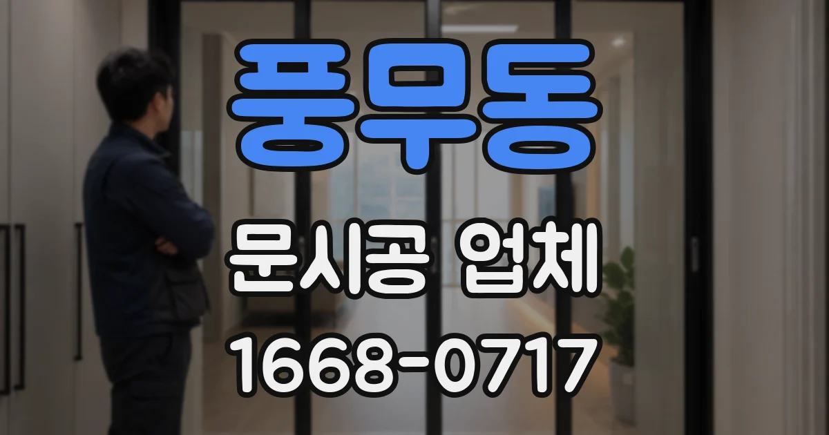 풍무동 문시공 업체