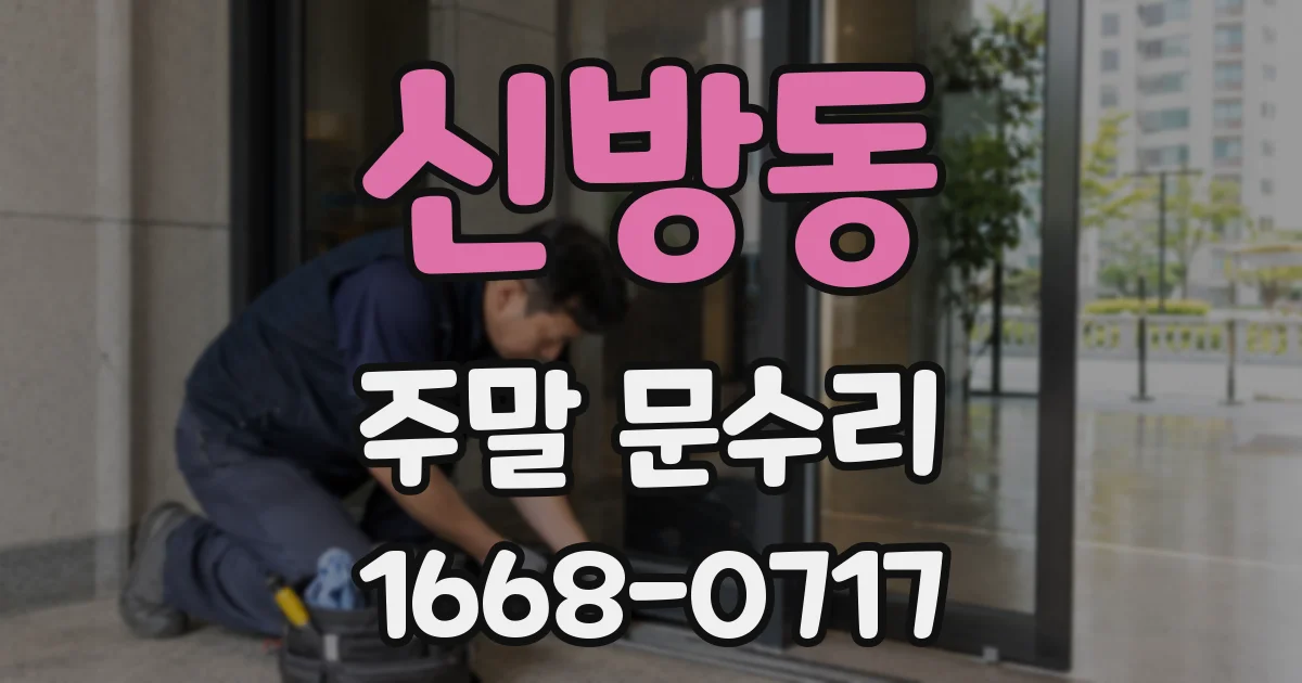 신방동 주말 문수리