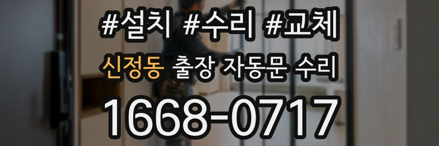 신정동 출장 자동문 수리