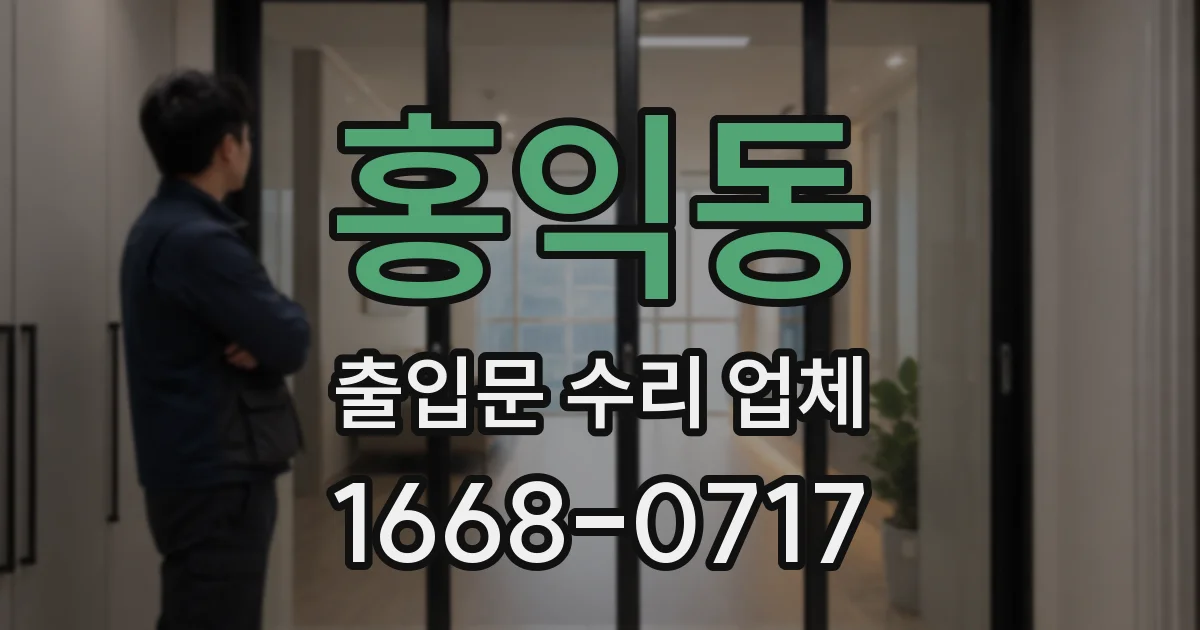 홍익동 출입문 수리 업체