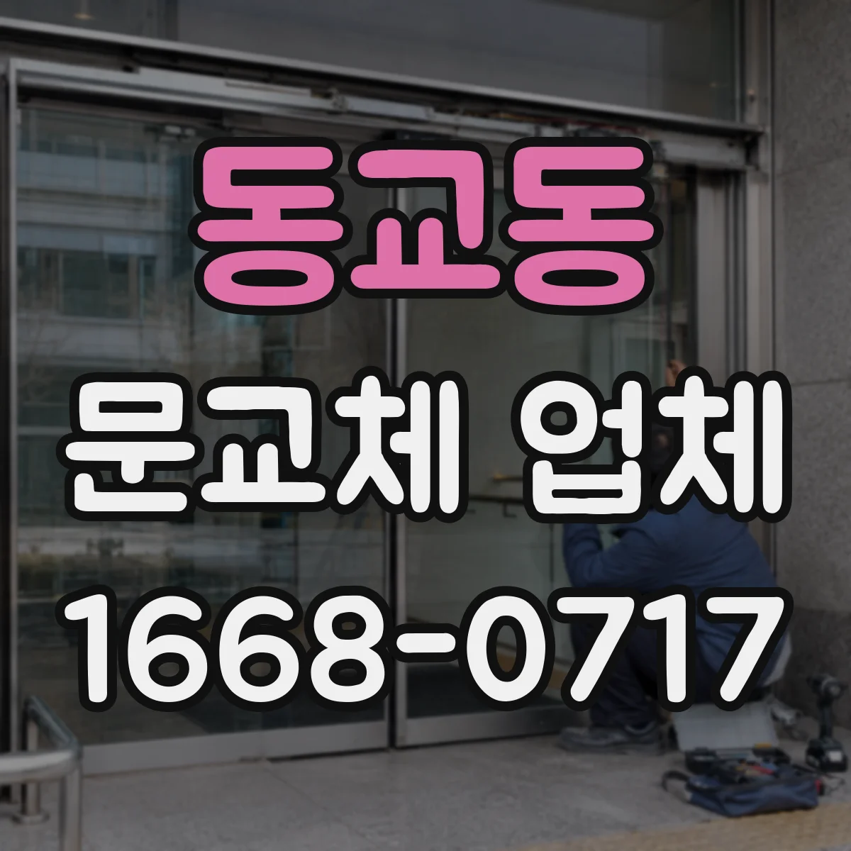 동교동 문교체 업체