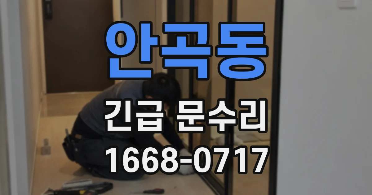 안곡동 긴급 문수리