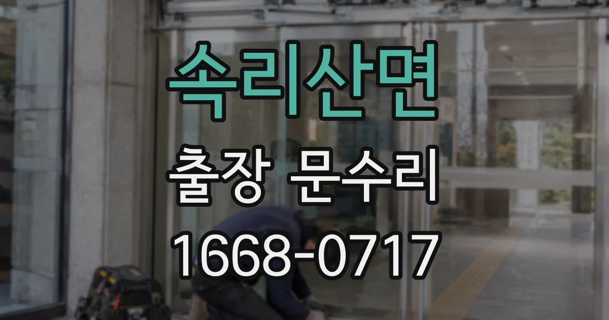 속리산면 출장 문수리