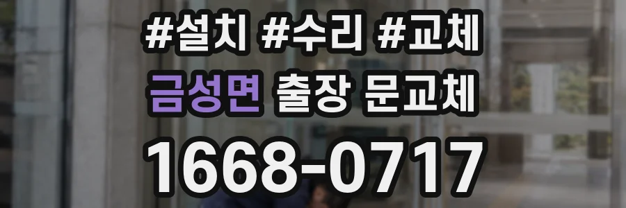 금성면 출장 문교체