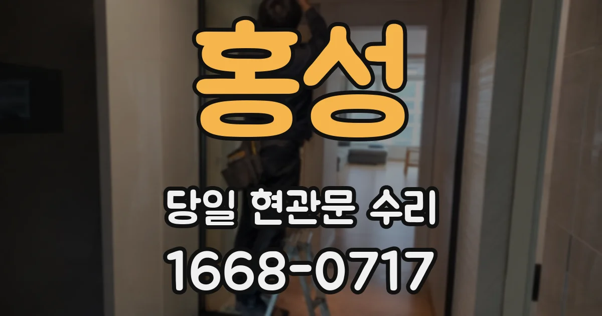 홍성 당일 현관문 수리