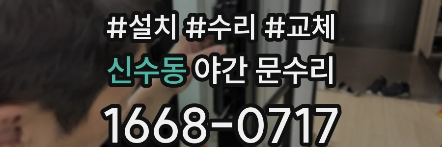 신수동 야간 문수리