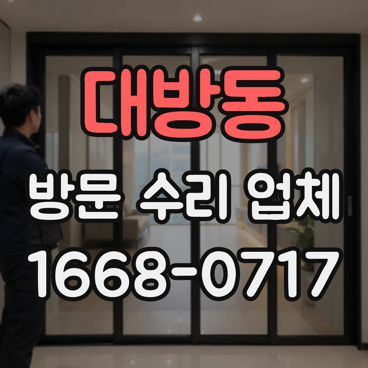 대방동 방문 수리 업체