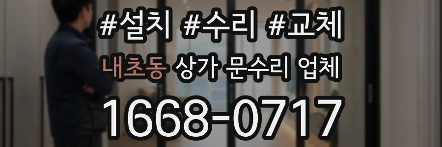 내초동 상가 문수리 업체