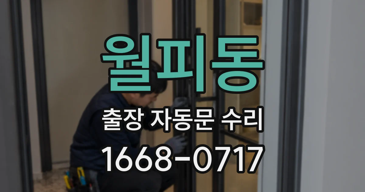 월피동 출장 자동문 수리
