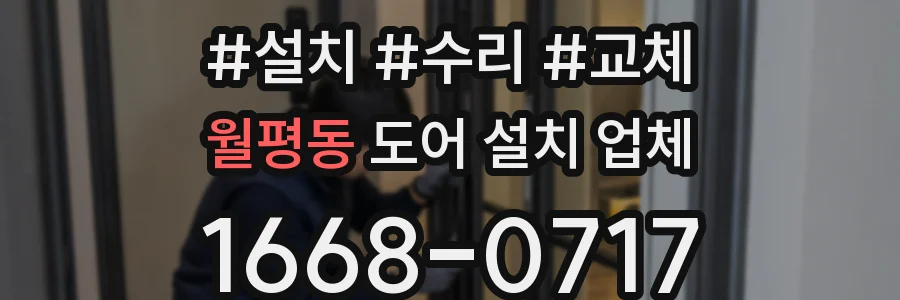 월평동 도어 설치 업체