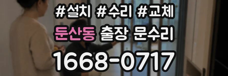 둔산동 출장 문수리