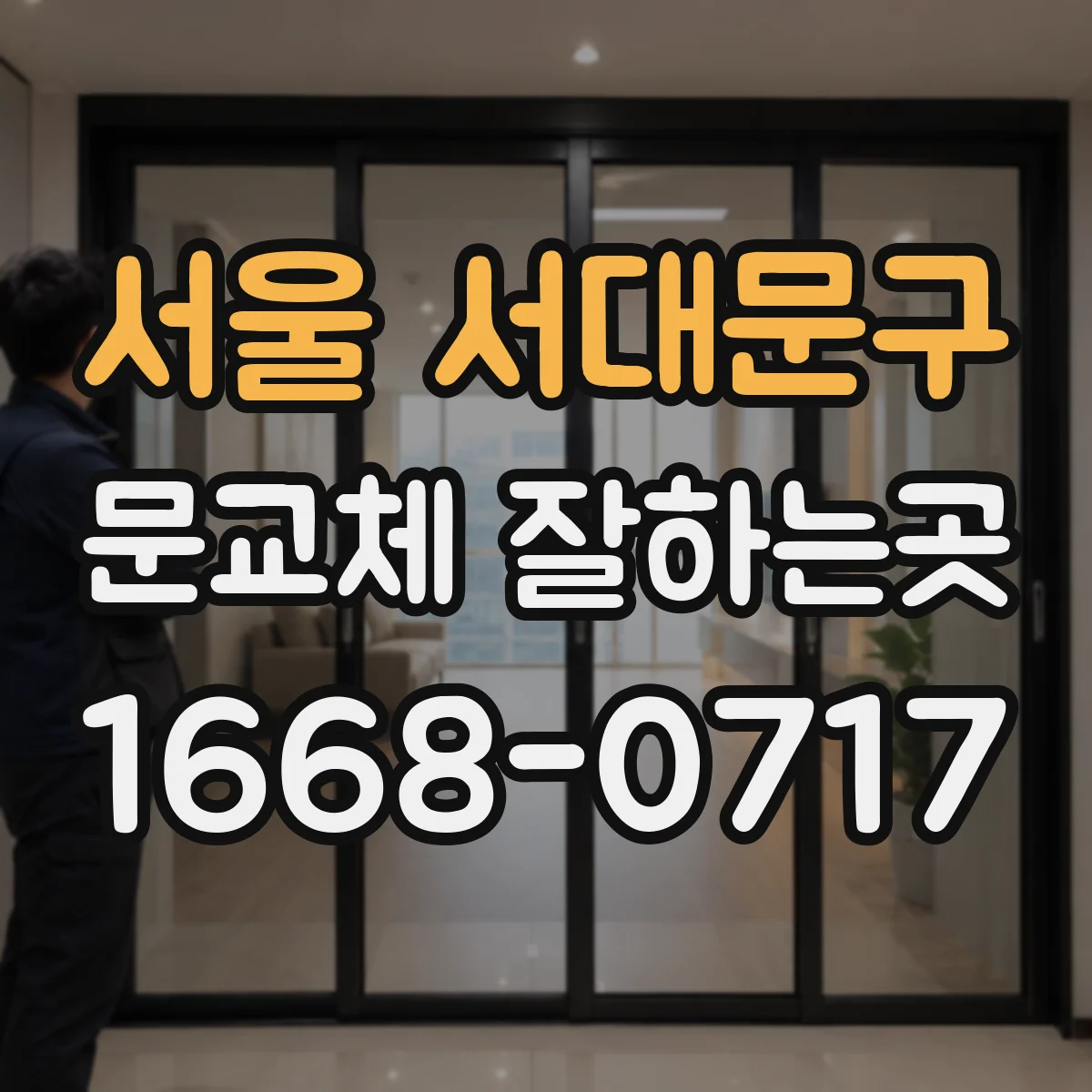 서울 서대문구 문교체 잘하는곳