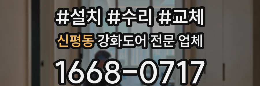 신평동 강화도어 전문 업체