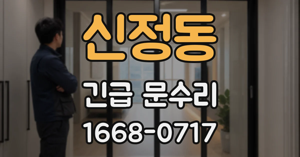 신정동 긴급 문수리