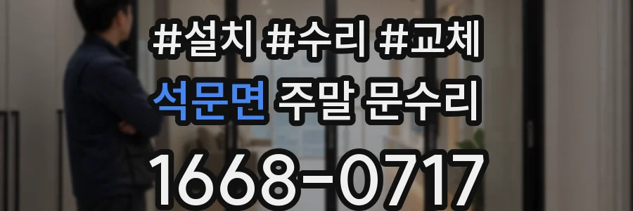 석문면 주말 문수리