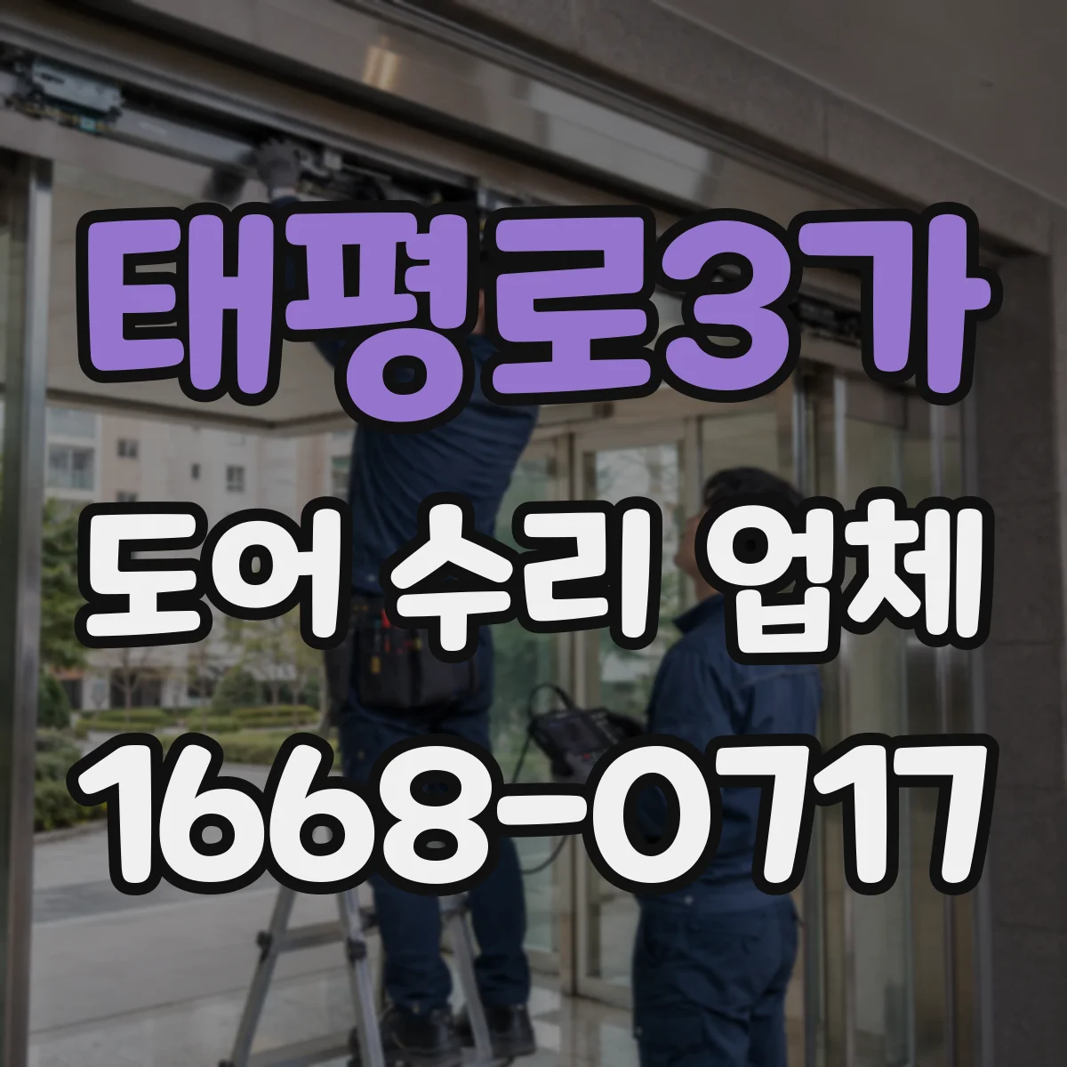 태평로3가 도어 수리 업체