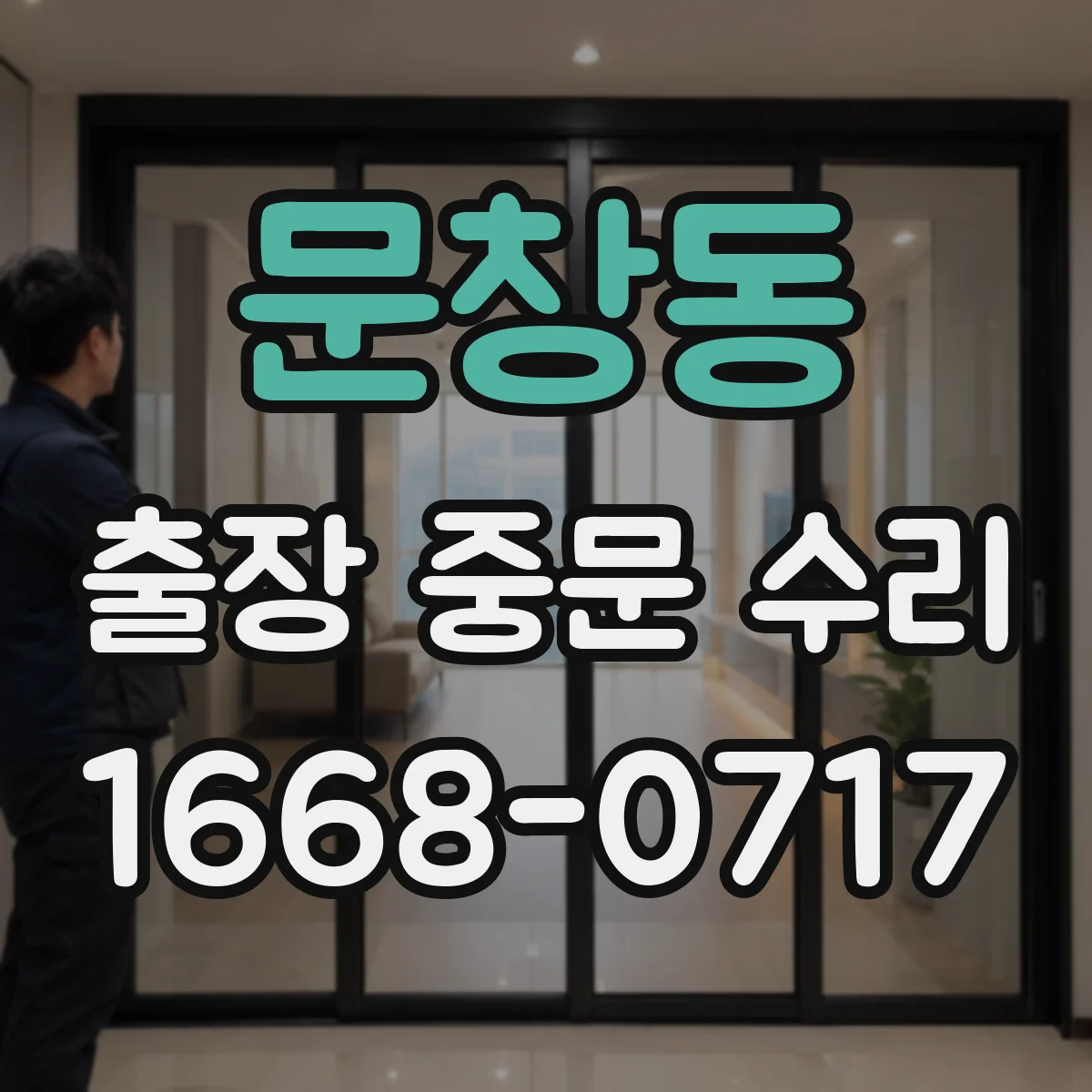 문창동 출장 중문 수리
