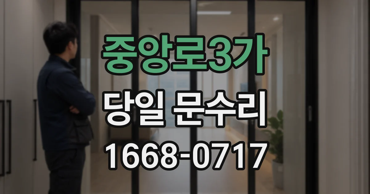중앙로3가 당일 문수리