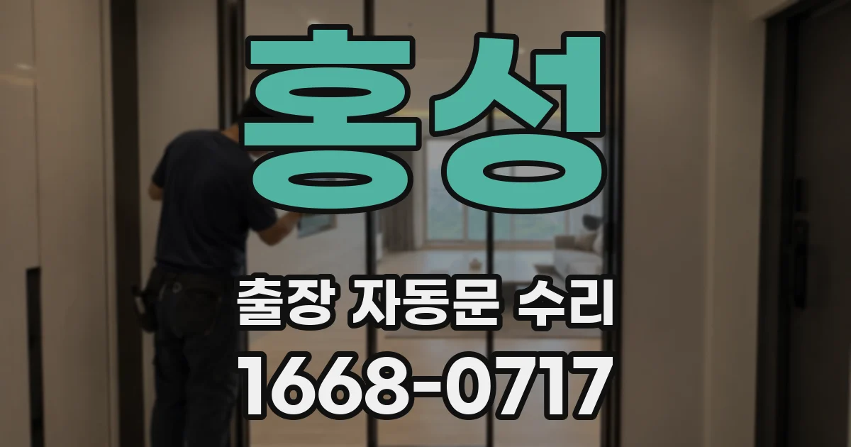홍성 출장 자동문 수리