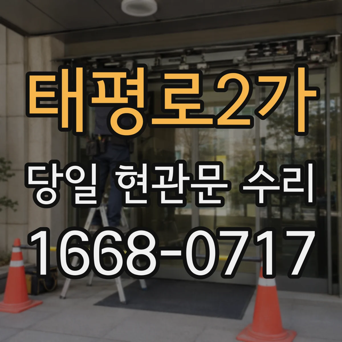 태평로2가 당일 현관문 수리