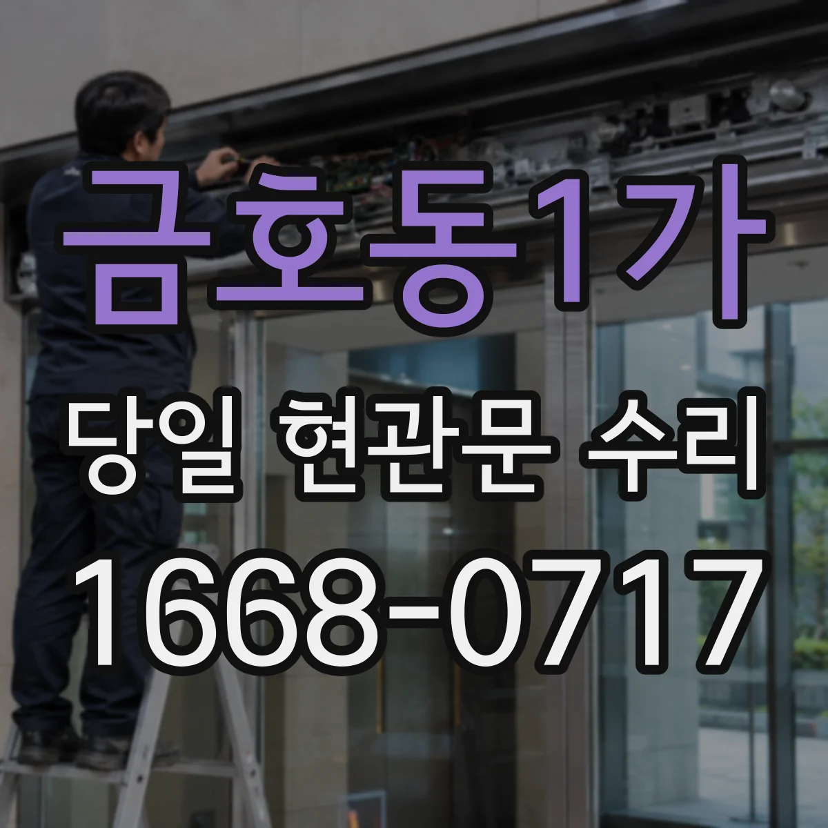금호동1가 당일 현관문 수리