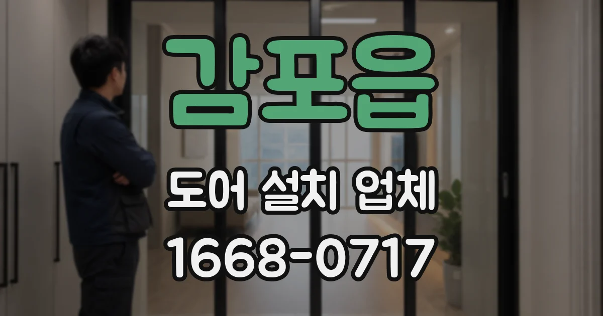 감포읍 도어 설치 업체