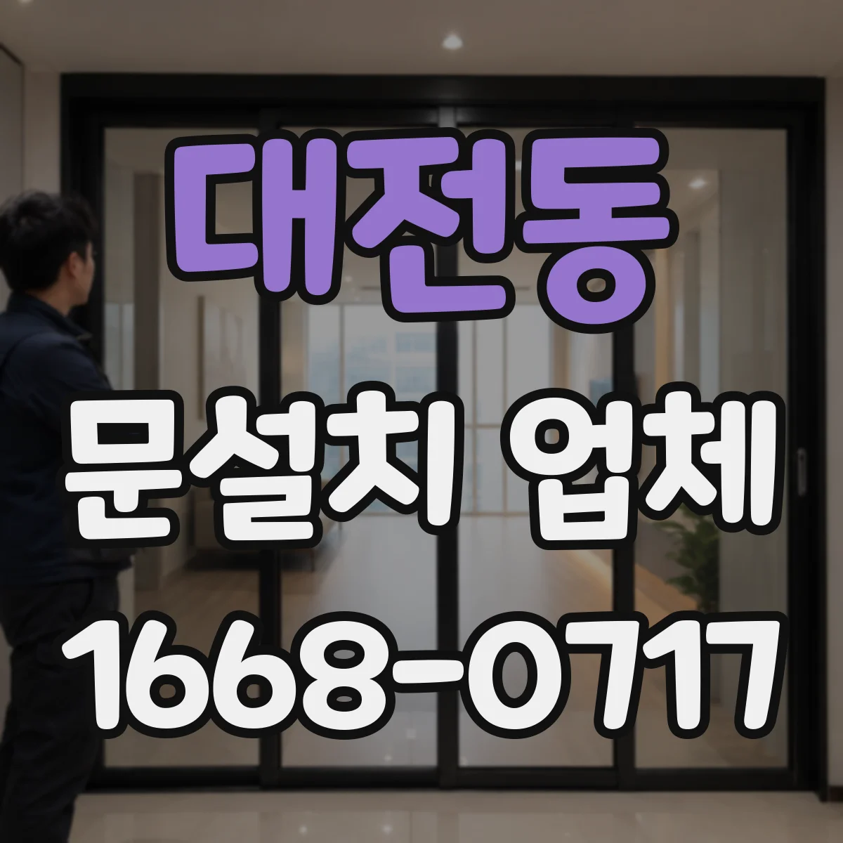 대전동 문설치 업체